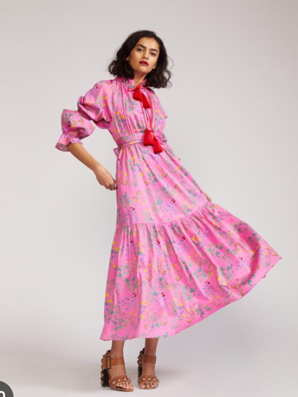 Cynthia Rowley Sanibel Floral Maxi Dress Sz S